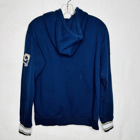 Los Angeles Rams NFL Football Men Hoodie Sweatshirt Sz XS Navy Logo Embroidered - Picture 6 of 7